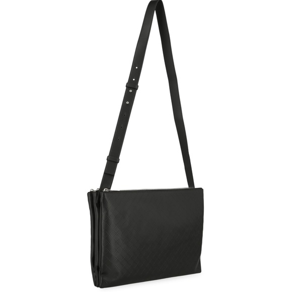 BOTTEGA VENETA Intrecciato Leather Shoulder Messenger Bag Large - Picture 7 of 16